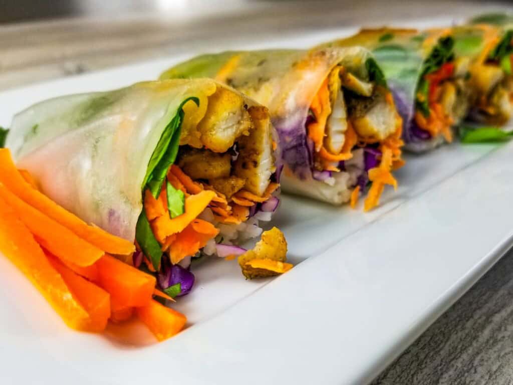 Panfish Popiah (Run Bing) - Taiwanese Spring Rolls - Wild Game & Fish