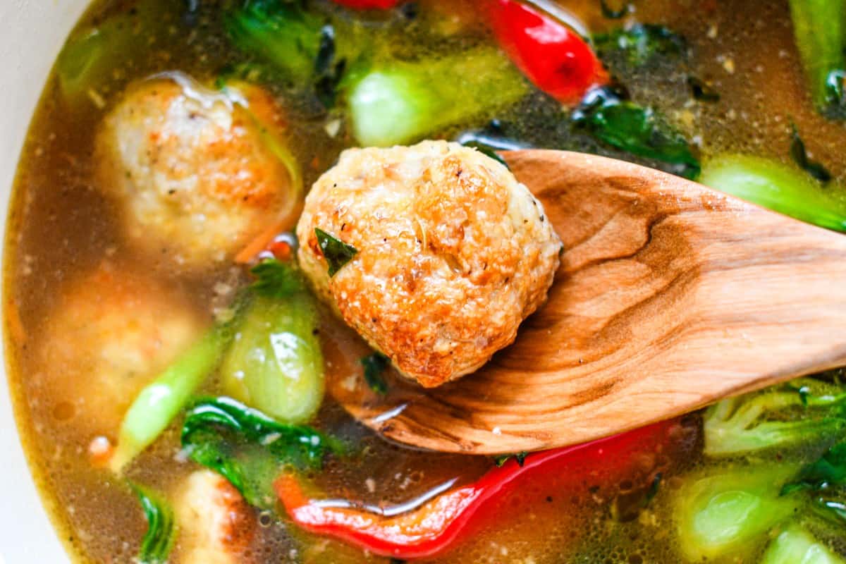 Asian meatballs by Jeff Benda