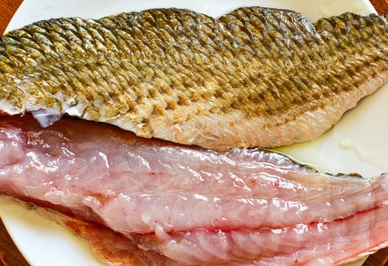 Baked Redfish on the Half Shell with Corn Maque Choux - Wild Game & Fish