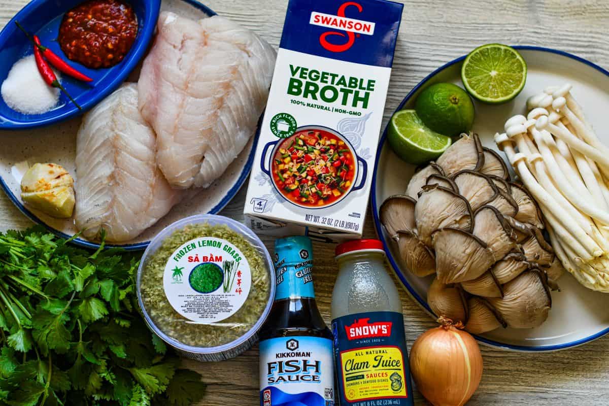 Tom Yum Recipe Ingredients