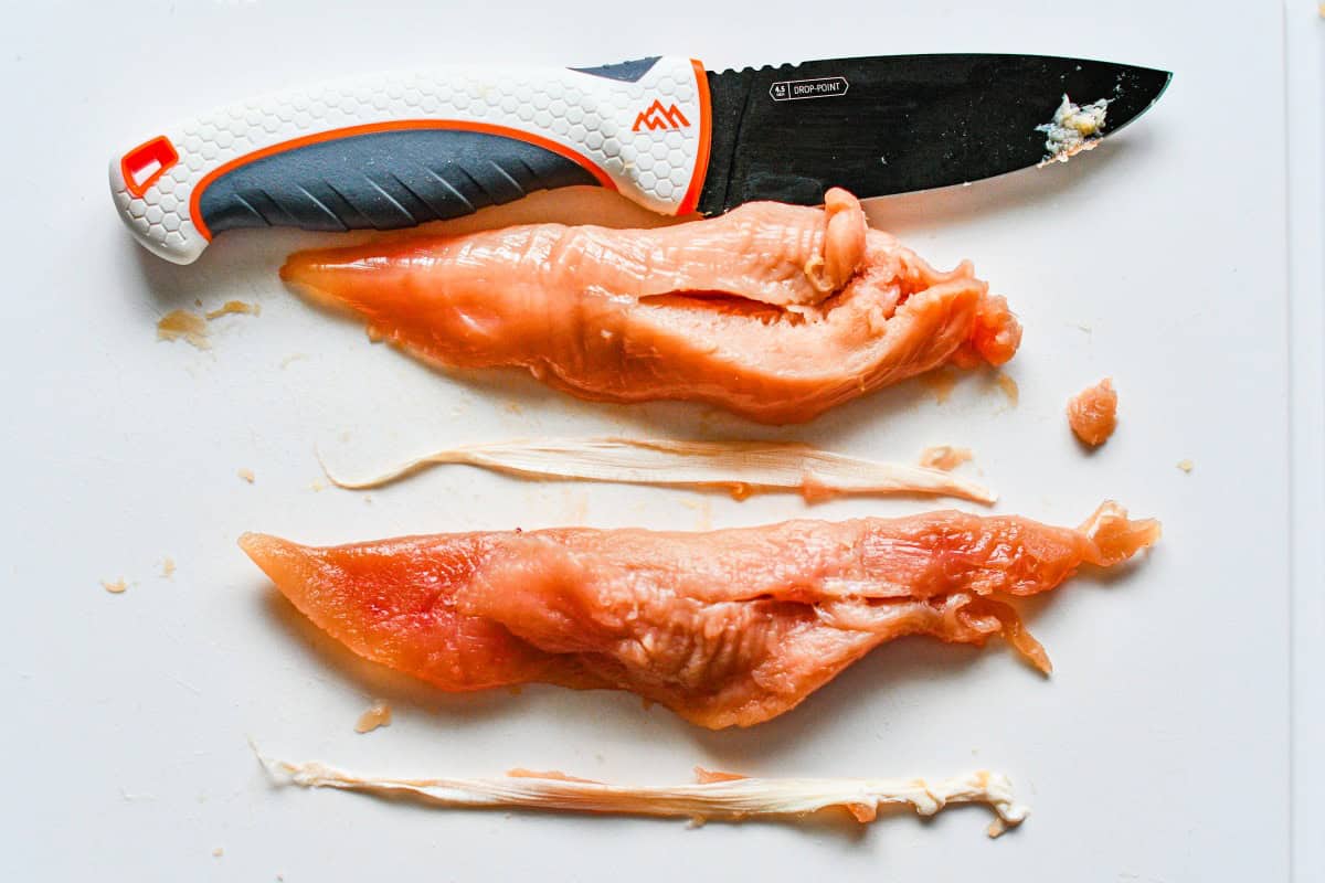 Turkey Tenderloins with Outdoor Edge ErgoMax Drop Point Knife