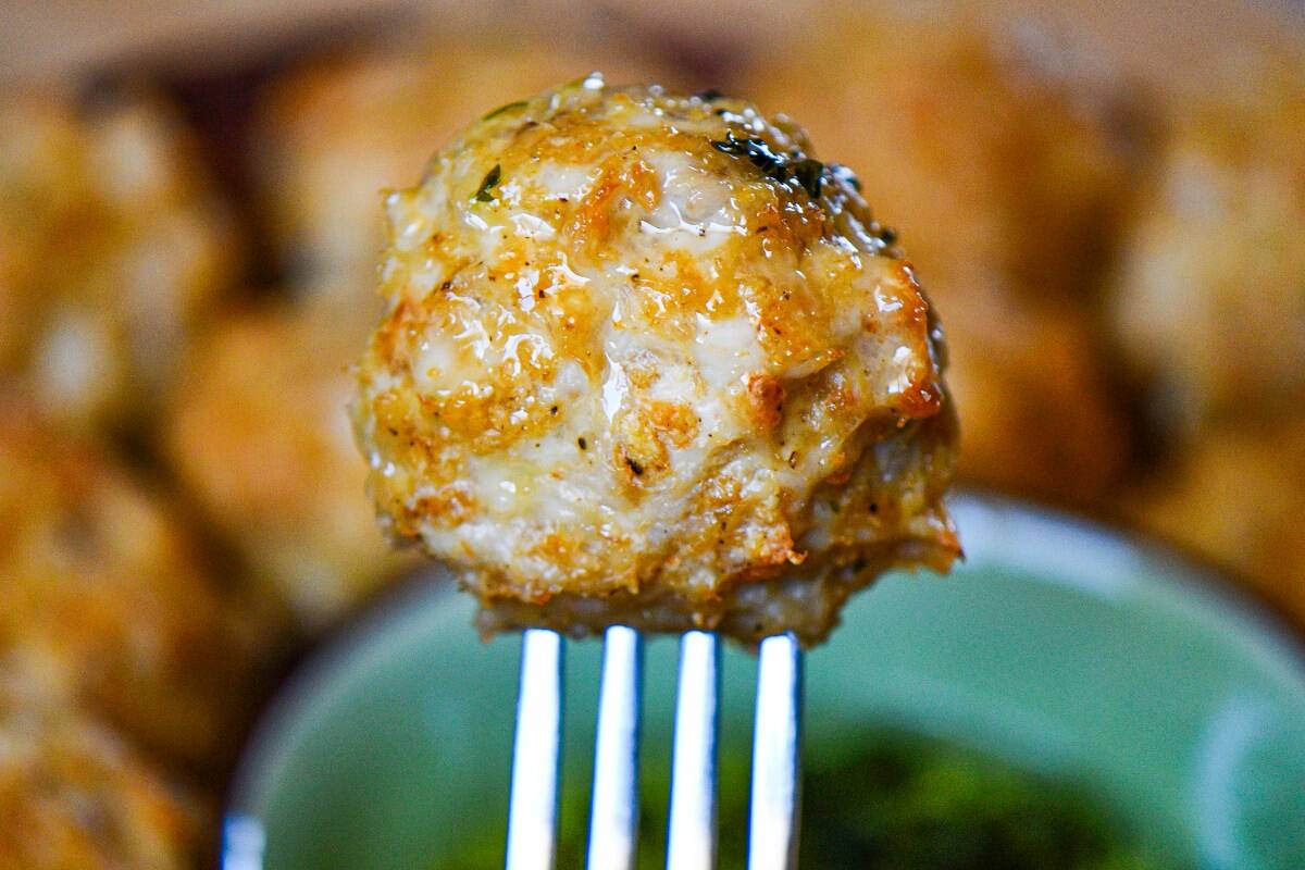 Best Baked Turkey Meatballs