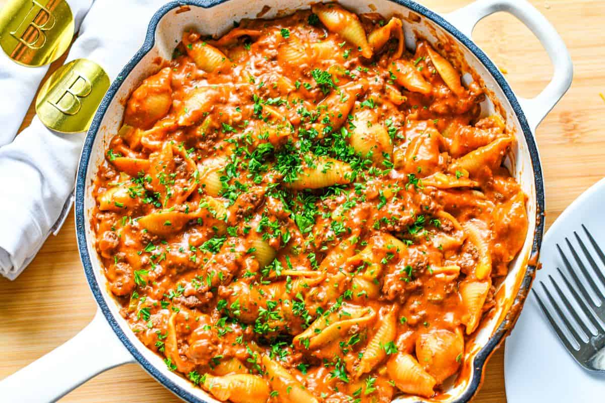 Easy Cheeseburger Pasta by Jeff Benda
