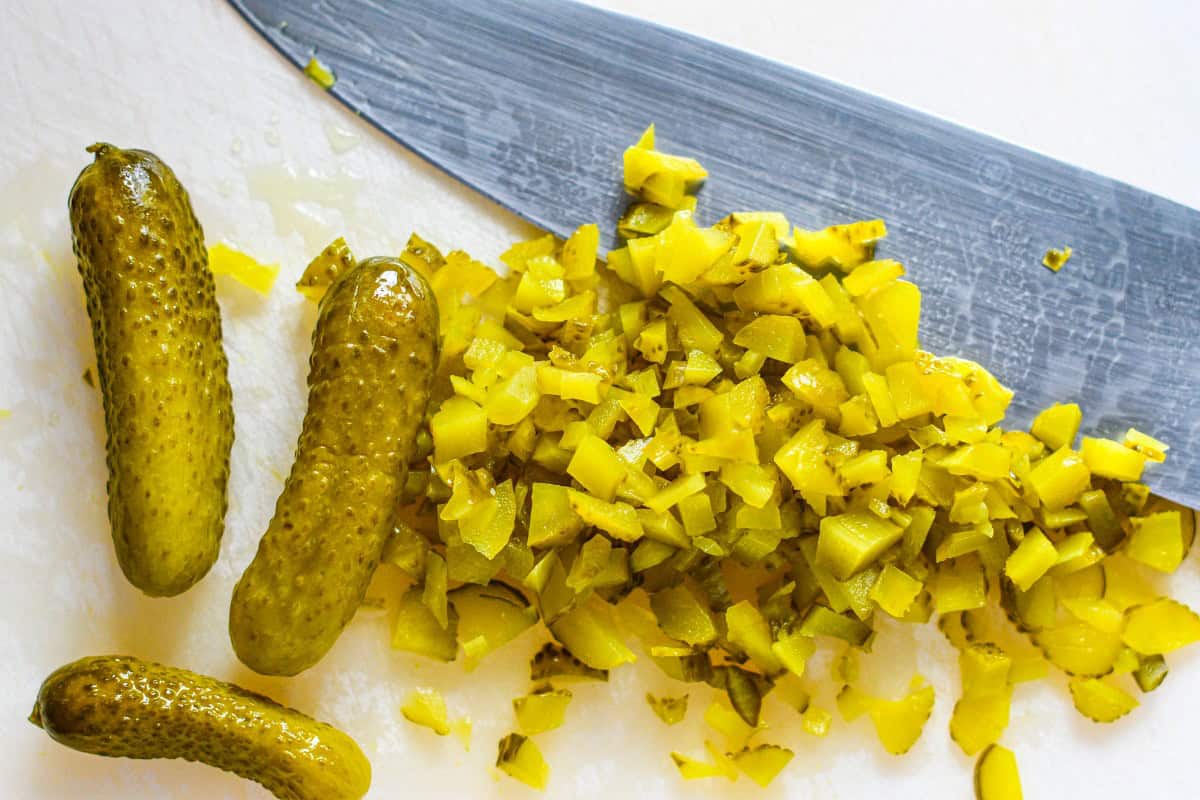 Chopped Dill Pickles