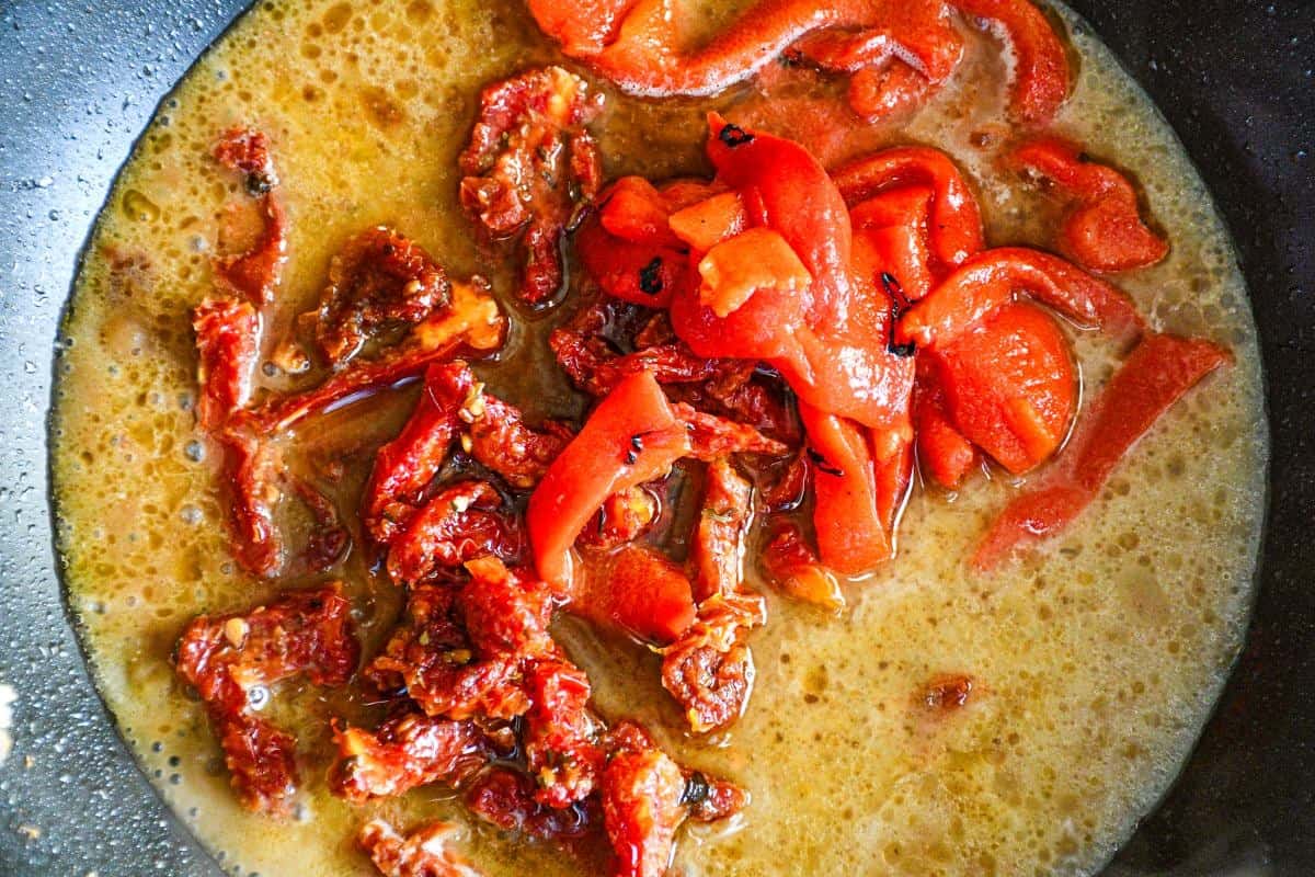 Sun Dried Tomatoes and Roasted Red Peppers