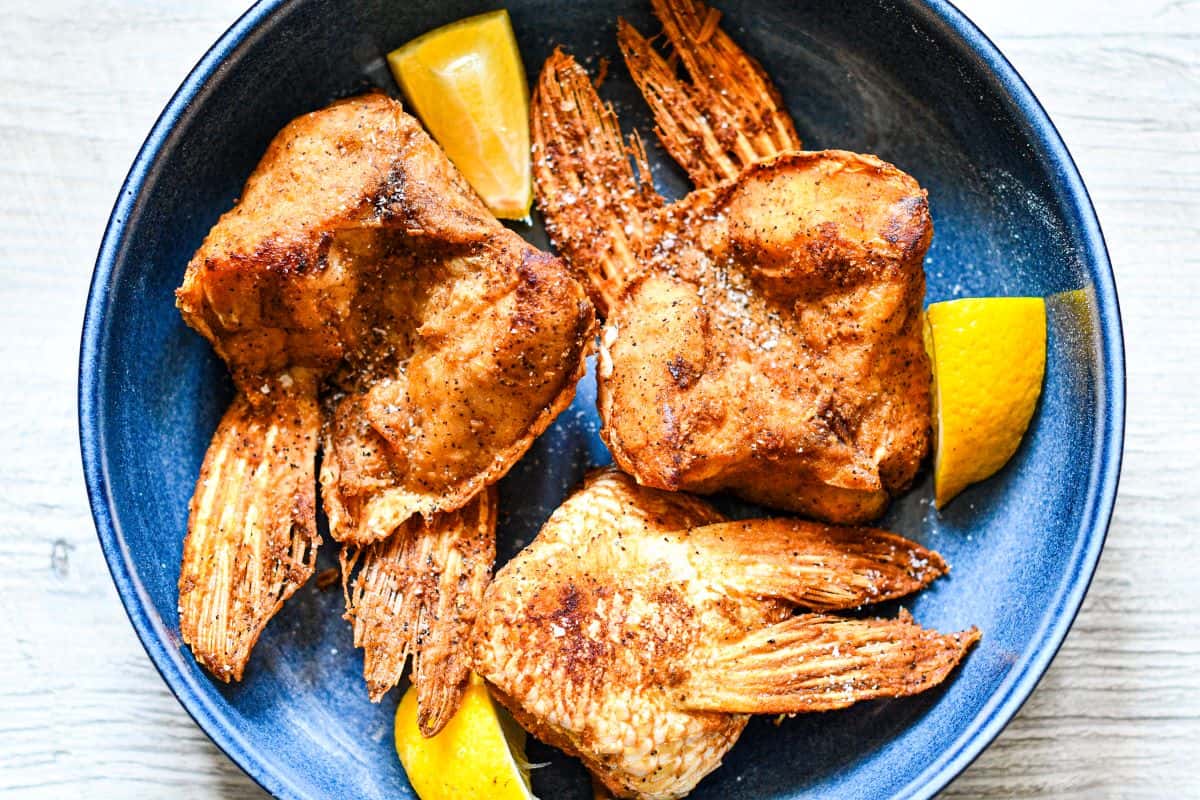 Fried Fish Throats (Saltwater Quail)