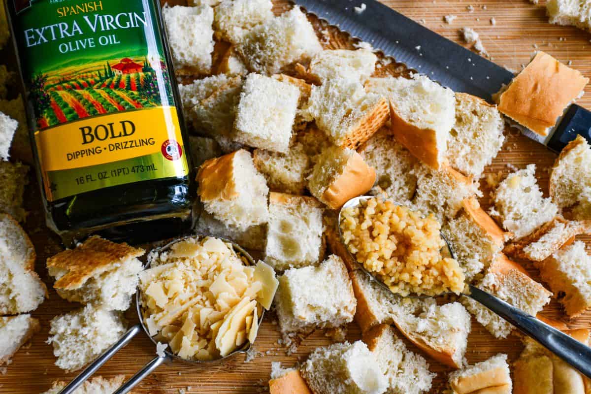 Homemade Caesar Salad Croutons Recipe
