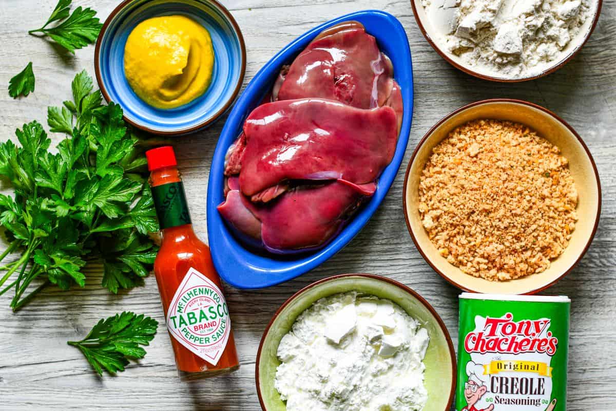 Fried Goose Liver Recipe Ingredients