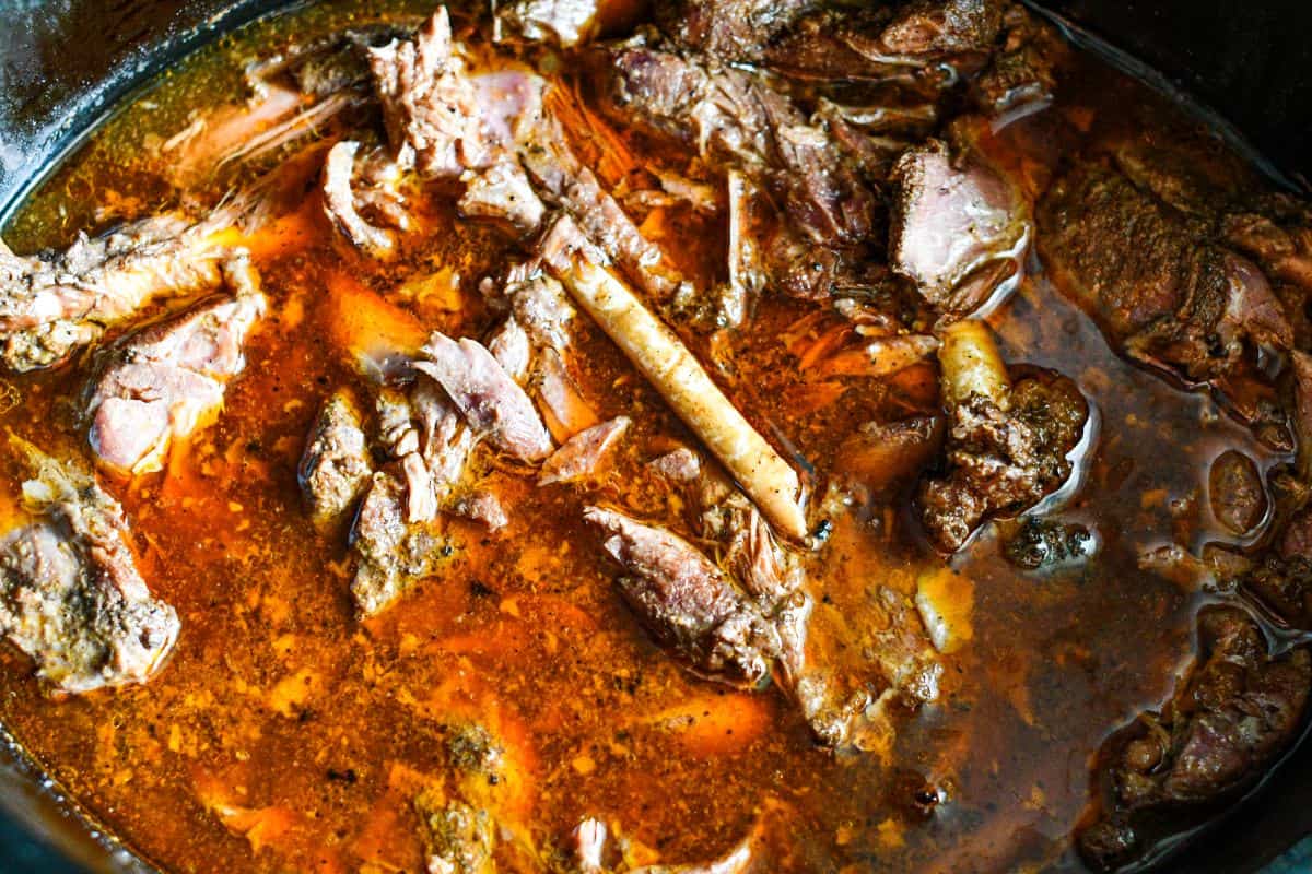 BBQ Goose in Crock Pot
