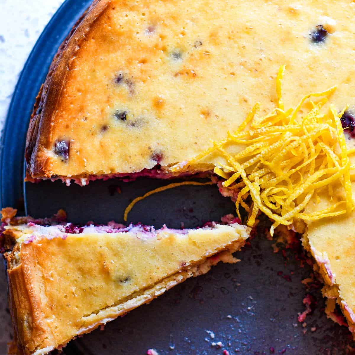 Juneberry Cheesecake Recipe by Jeff Benda