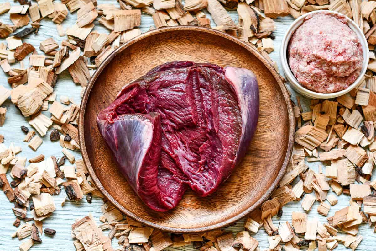 Smoked Deer Heart Ingredients