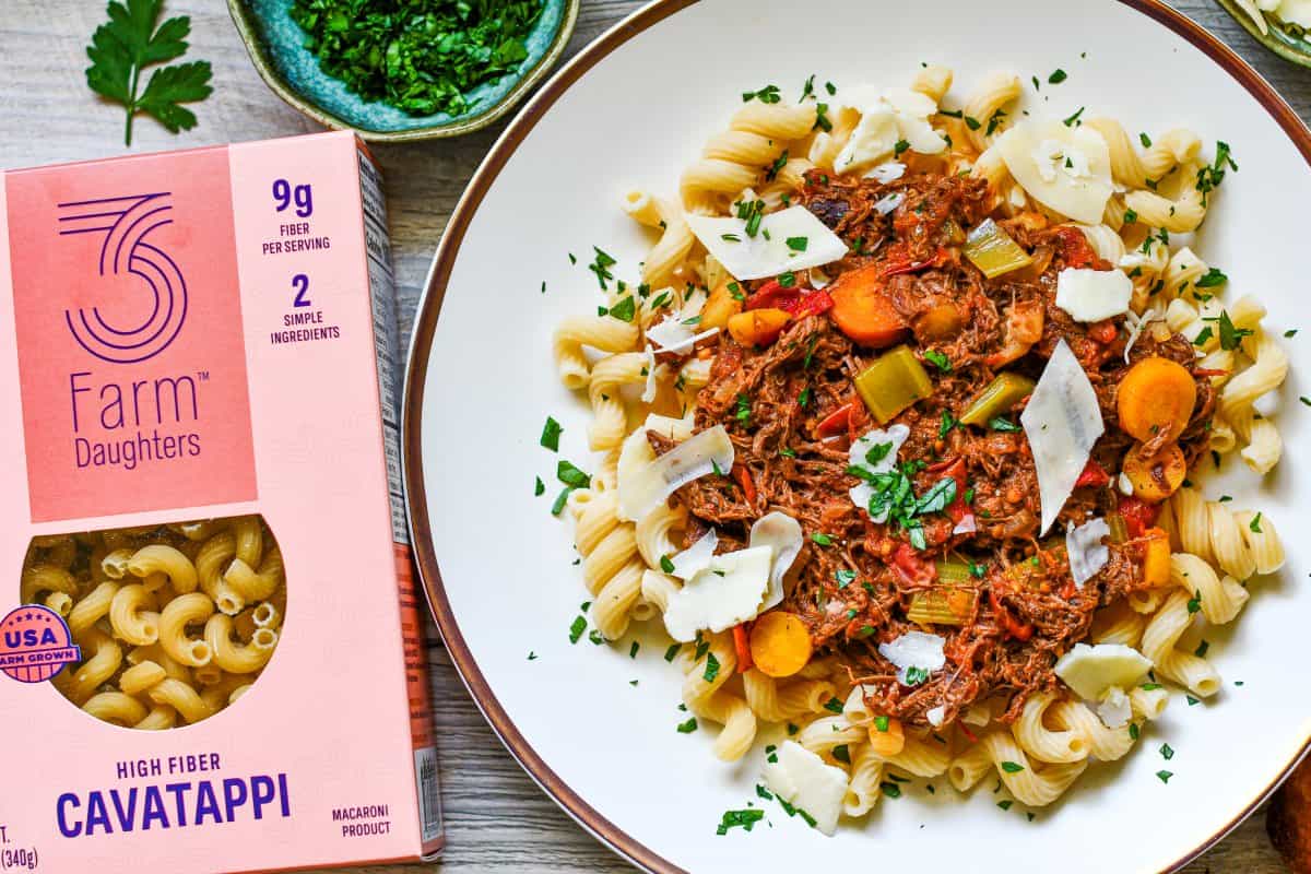 Goose Ragu with 3 Farm Daughters Pasta is one of our favorite goose slow cooker recipes