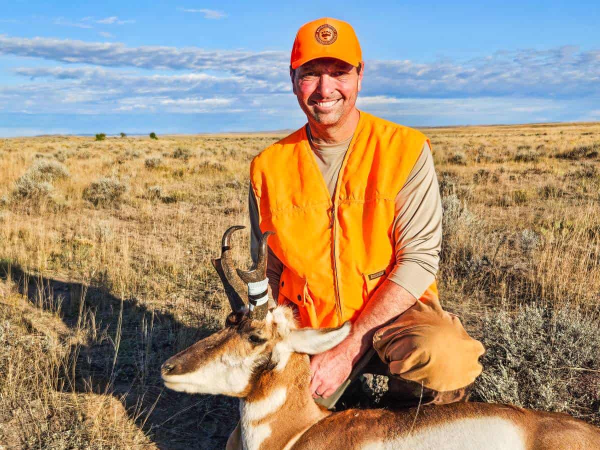 Jeff Benda with Wyoming Antelope Buck