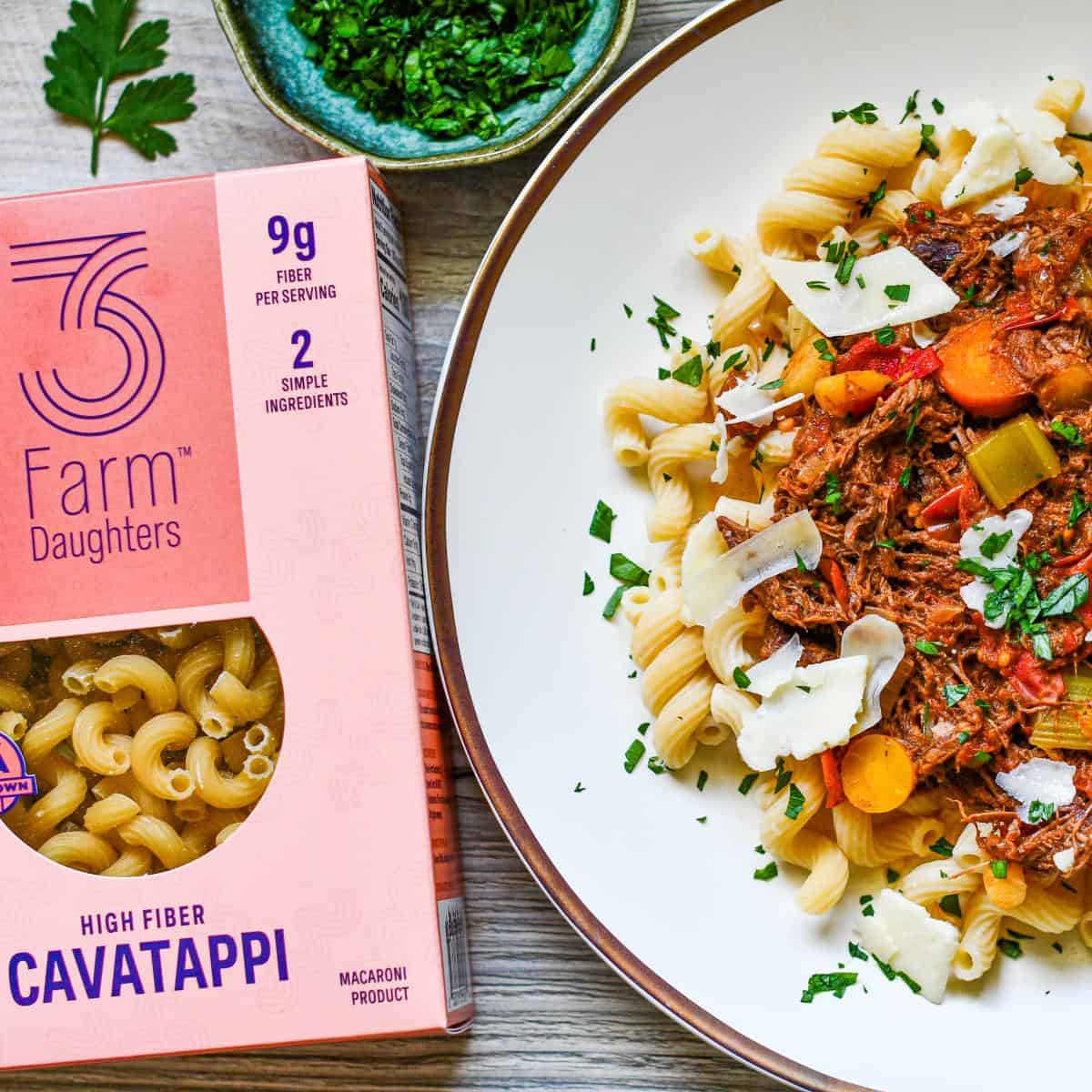 Slow Cooker Goose with 3 Farm Daughters Pasta by Jeff Benda
