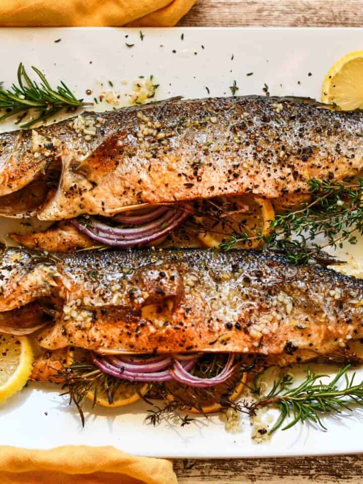 Whole Roasted Branzino Recipe by Jeff Benda