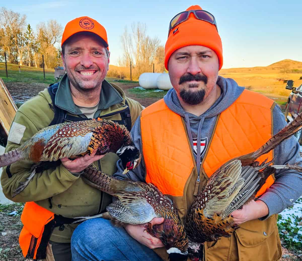 Jeff Benda and Joe Lorsung on North Dakota Pheasant Hunt