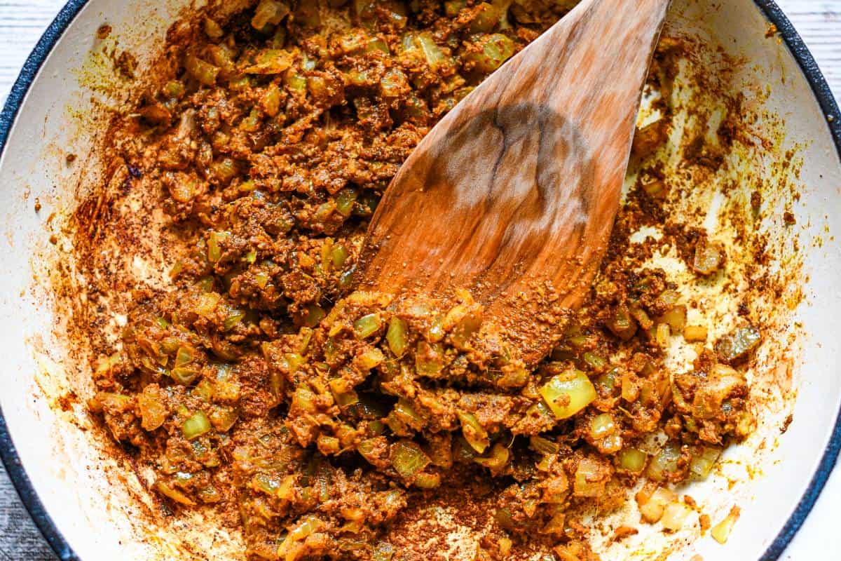 Onions and Seasoning for Pheasant Curry Dishes