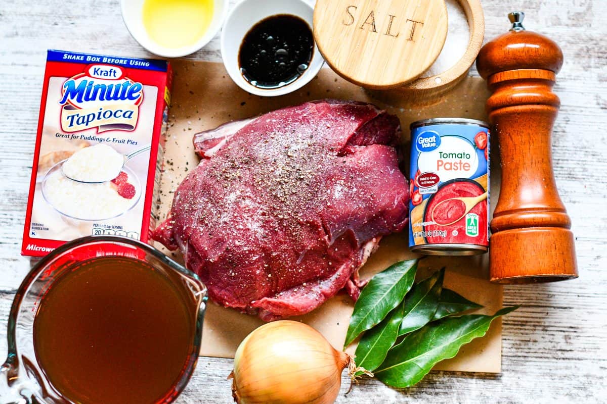 Venison Roast in a Slow Cooker Ingredients