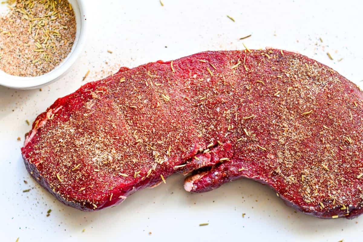 Smoked Venison Backstrap with Rub