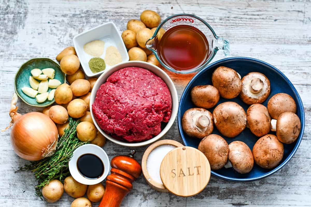 Oven Baked Hamburger Steak Recipe Ingredients