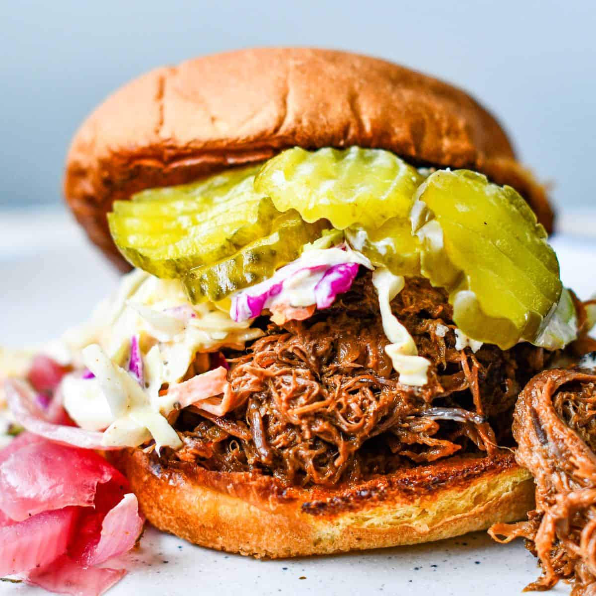 Pulled BBQ Venison Sandwiches by Jeff Benda
