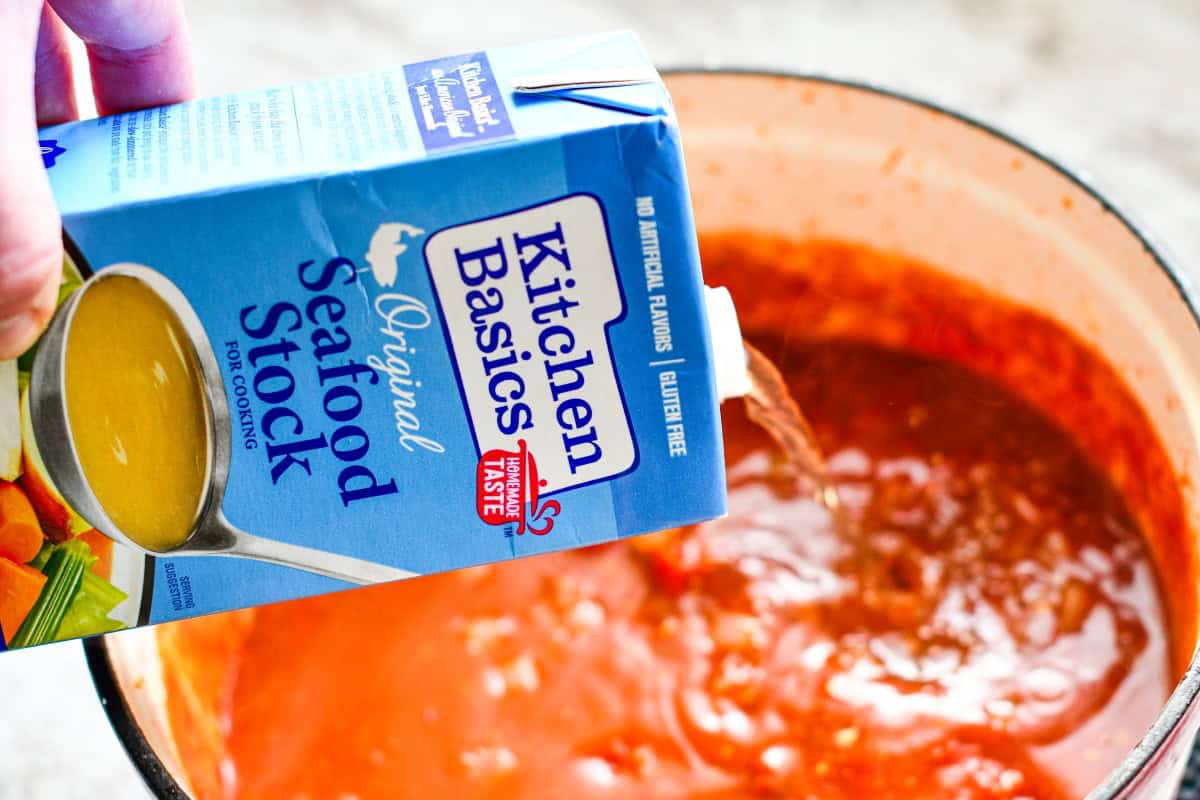 Seafood Stock for Mexican Fish Soup Recipe