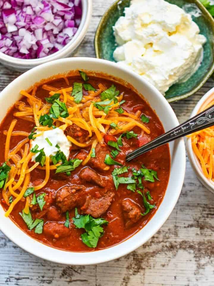 20 Minute Wild Duck Chili with Taco Seasoning