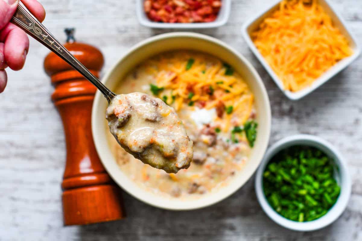 Hamburger Potato Soup by Jeff Benda