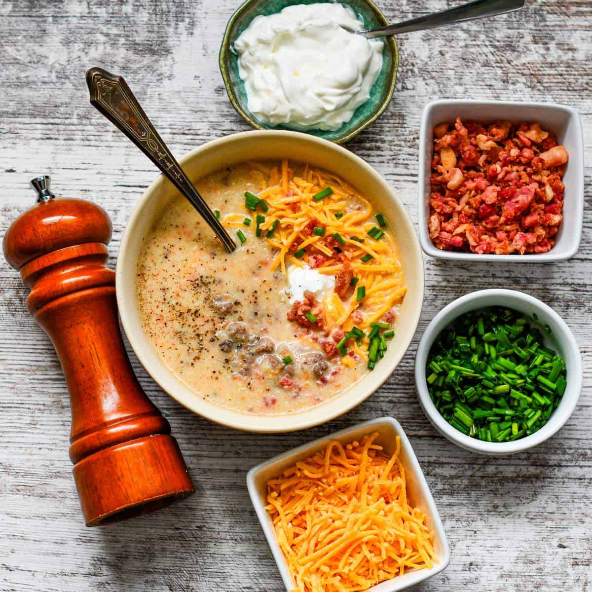 Hamburger and Potato Soup by Jeff Benda