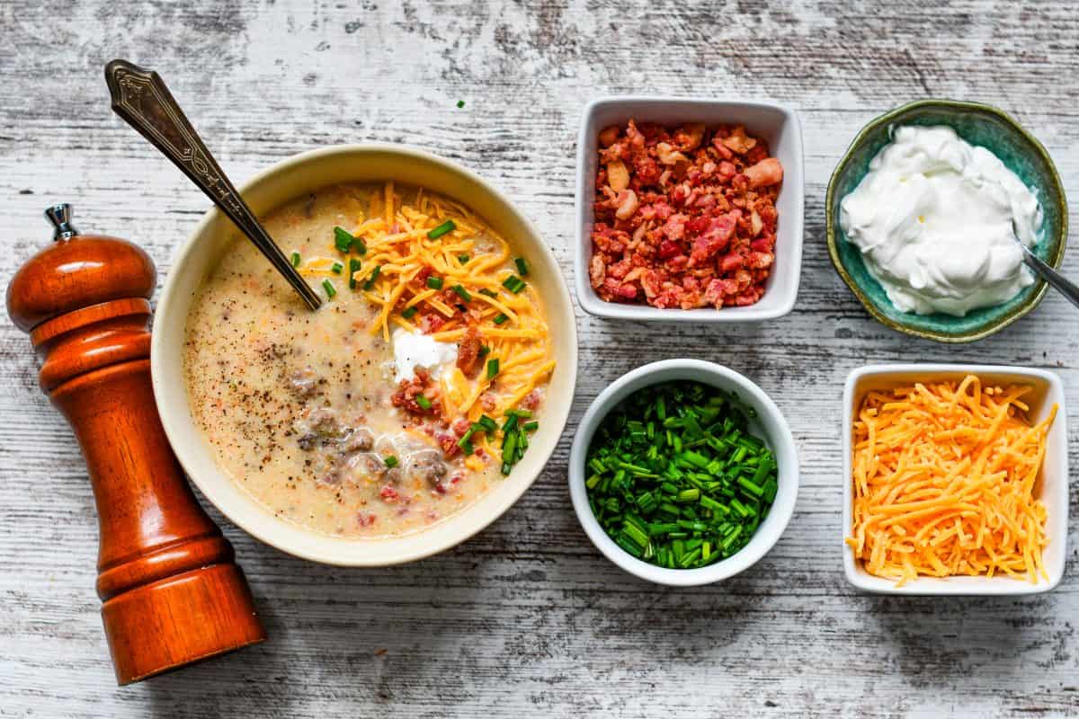 Hamburger Potato Soup with Hash Browns by Jeff Benda