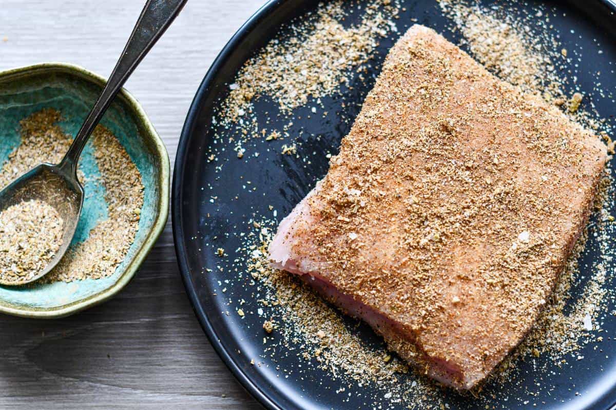 Paddlefish Fillet with Spicy Fish Rub