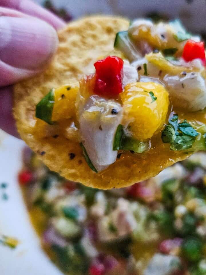 Redfish Ceviche with Mango Recipe by Jeff Benda