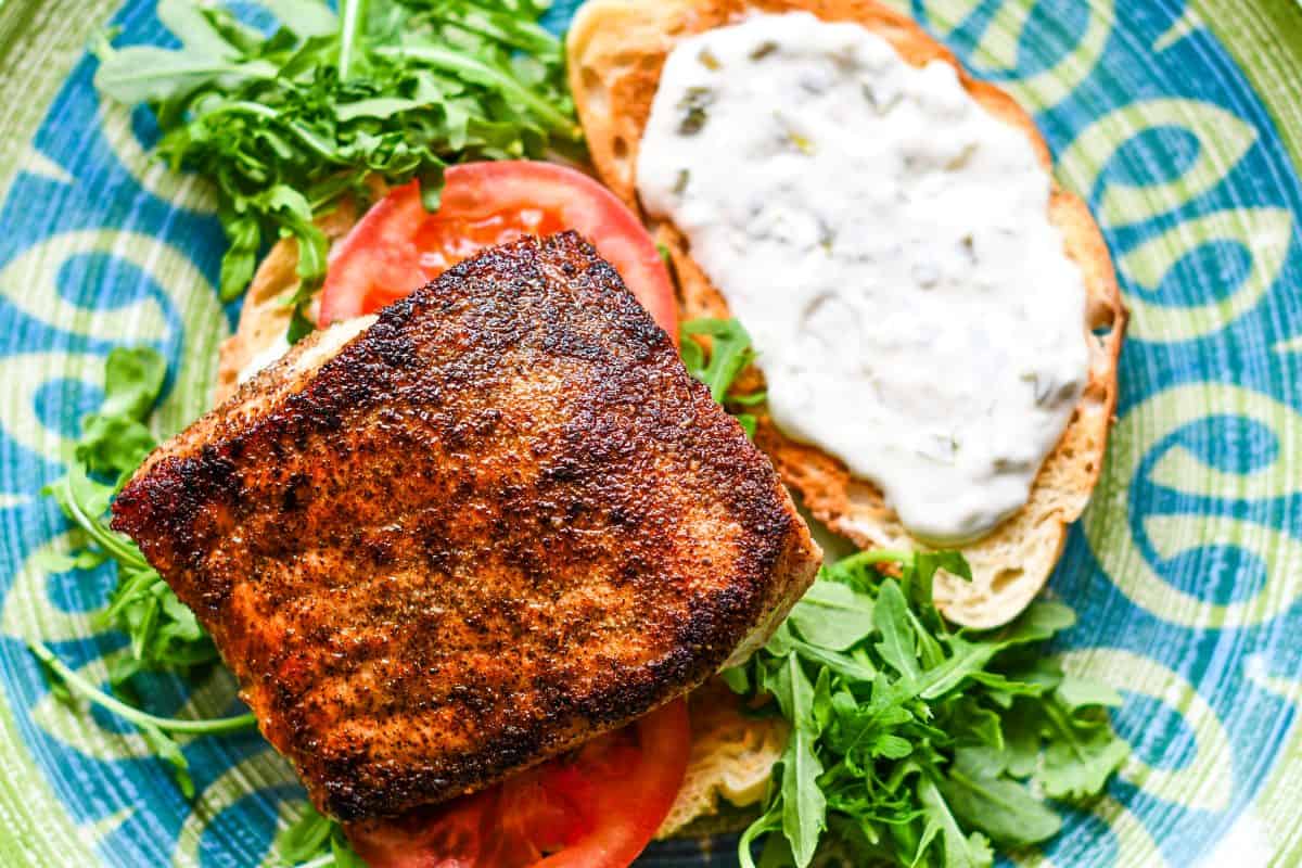 Spicy Fish Sandwich by Jeff Benda