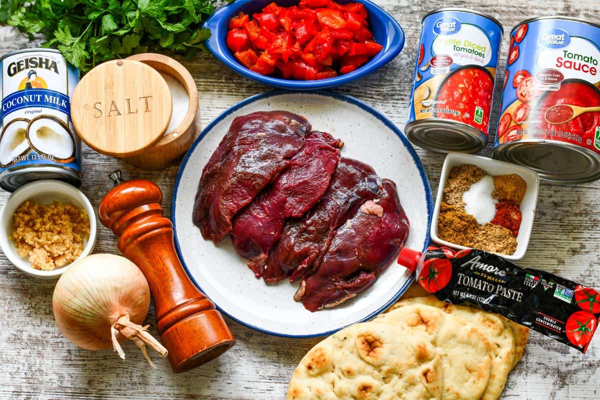 Easy Goose Curry Ingredients