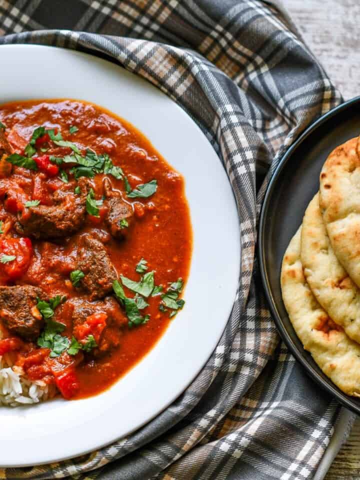 Easy Goose Curry Recipe with Garlic Naan by Jeff Benda