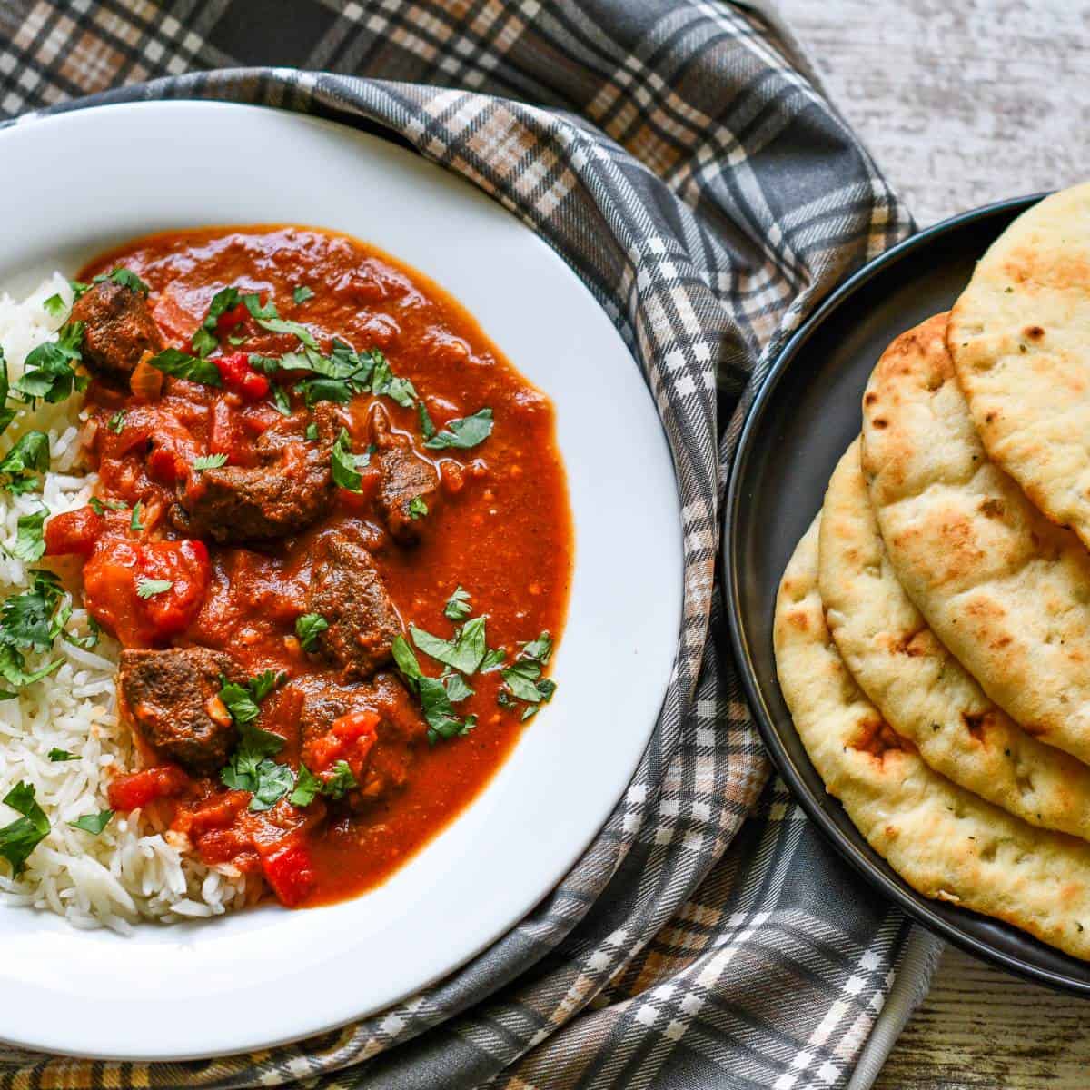 Easy Goose Curry Recipe with Garlic Naan by Jeff Benda