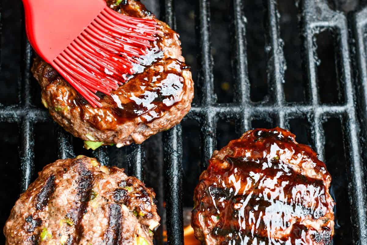 Grilled Venison Burger Recipe with Hoisin Sauce