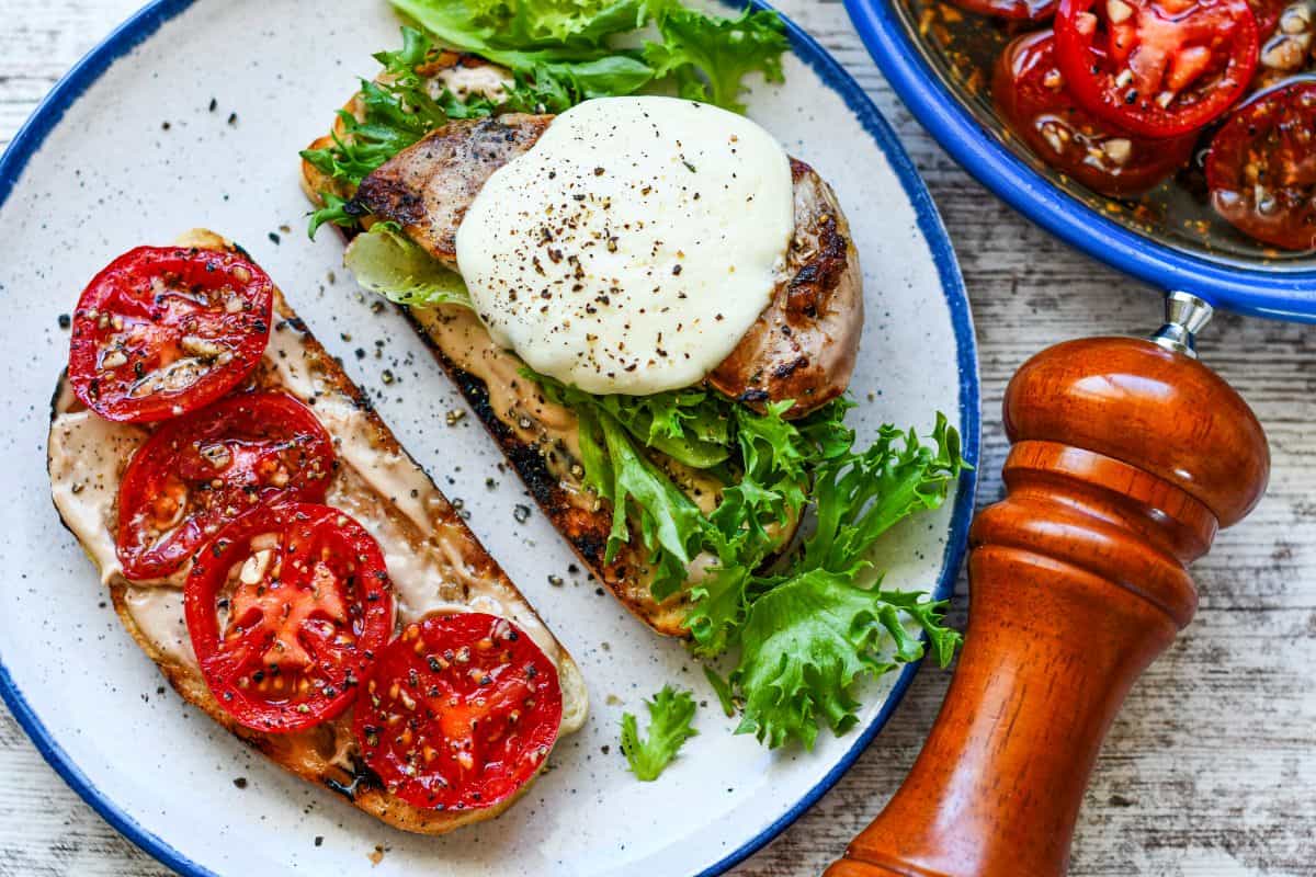 Grilled Pheasant Sandwich with Balsamic Mayo by Jeff Benda