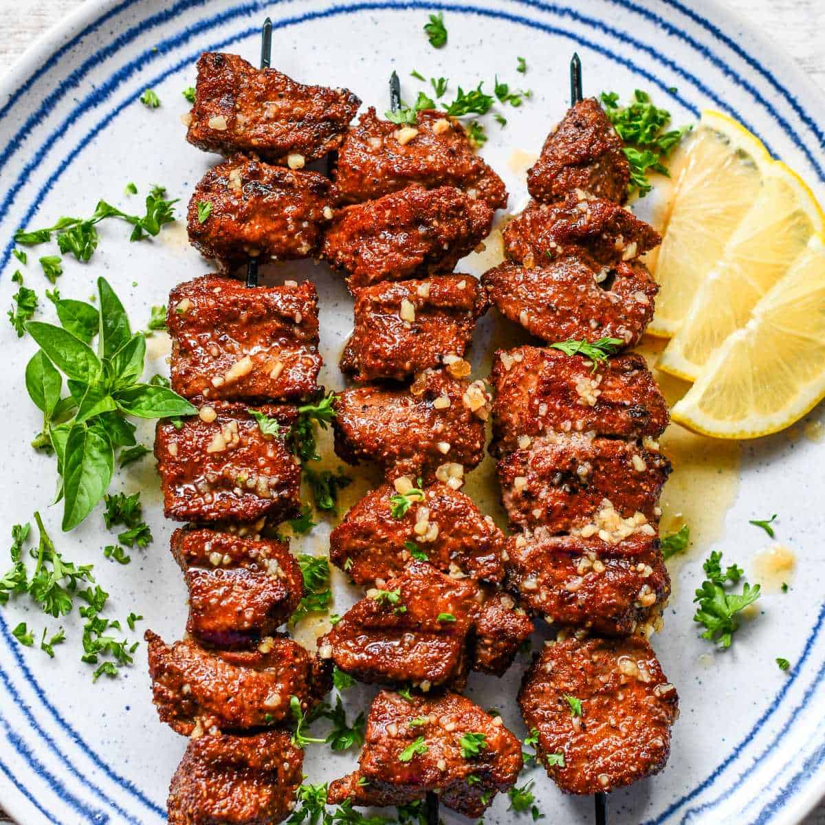 Pinchitos (Pinchos Morunos) are Spice Crusted Spanish Skewers