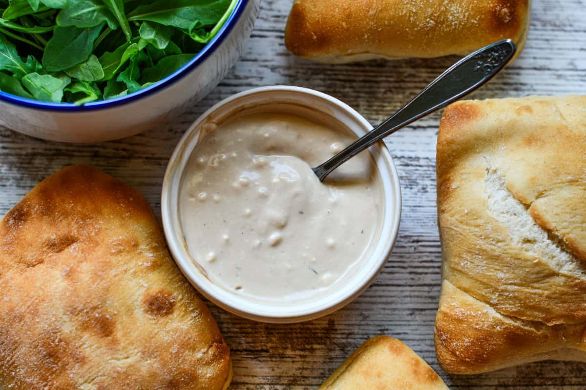 Blue Cheese Mayo with Ciabatta Rolls