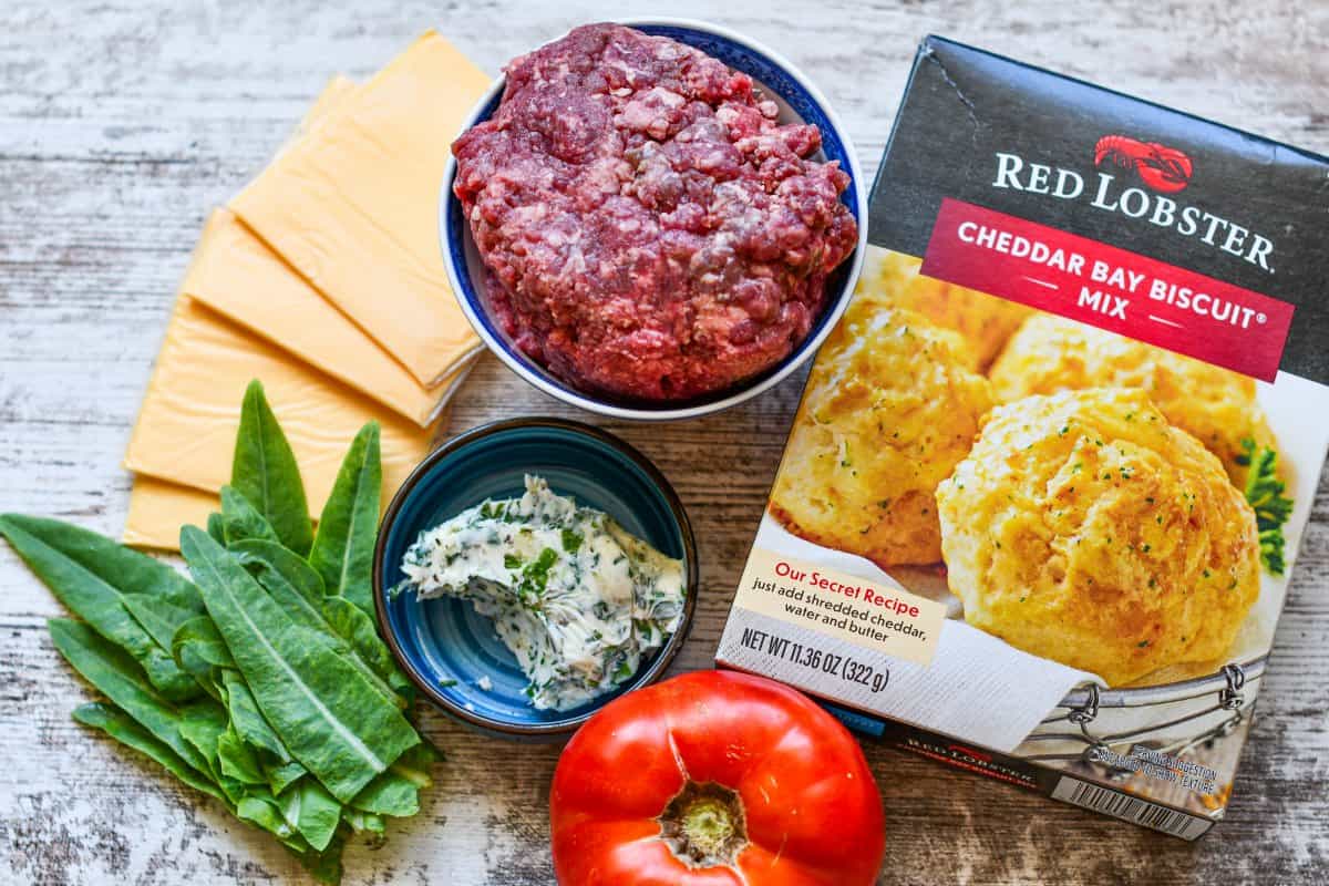 Red Lobster Cheddar Bay Biscuit Burger Recipe Ingredients