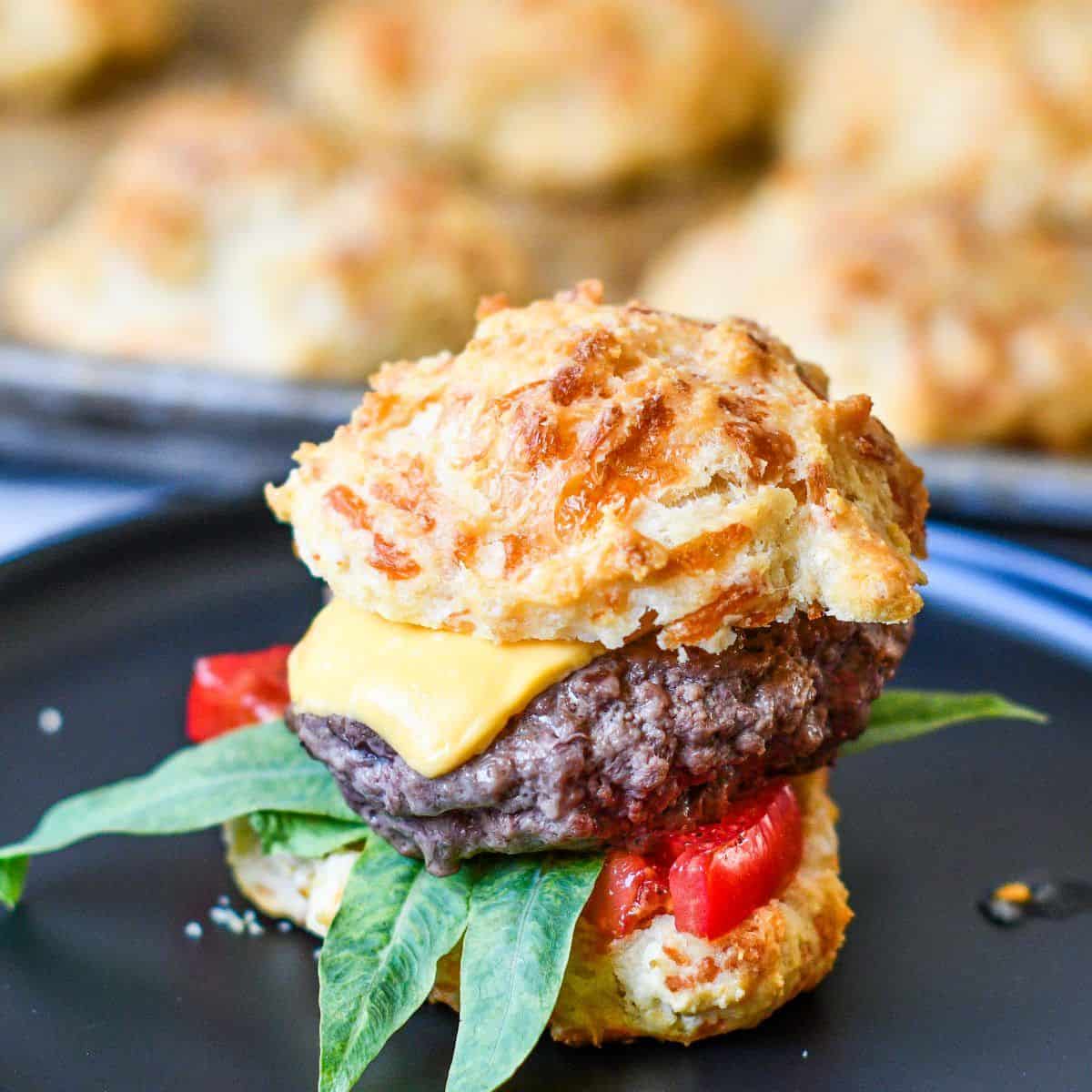 Cheddar Bay Biscuit Burgers by Jeff Benda