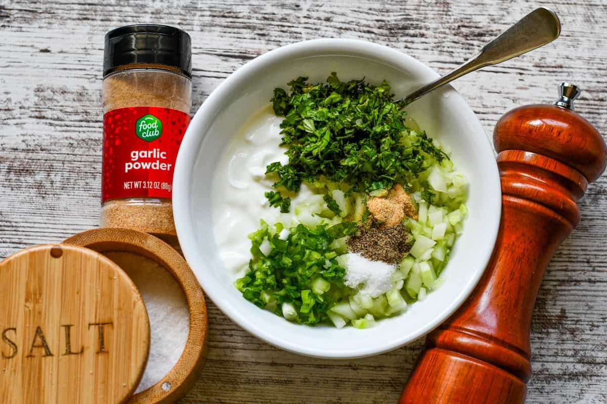 Cucumber Raita Ingredients