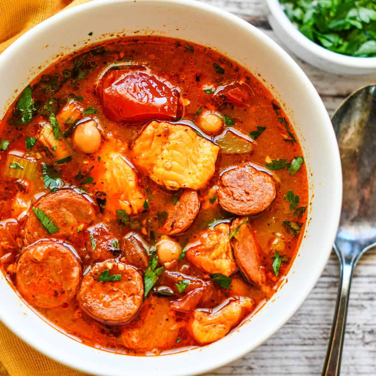 Chorizo and Catfish Stew Recipe