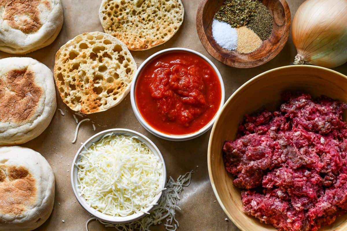 English Muffin Pizza Ingredients