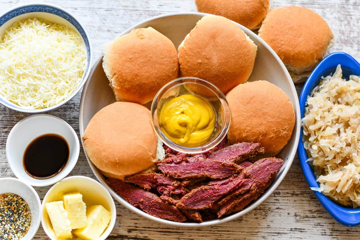 Game Day Pastrami Sandwich Ingredients