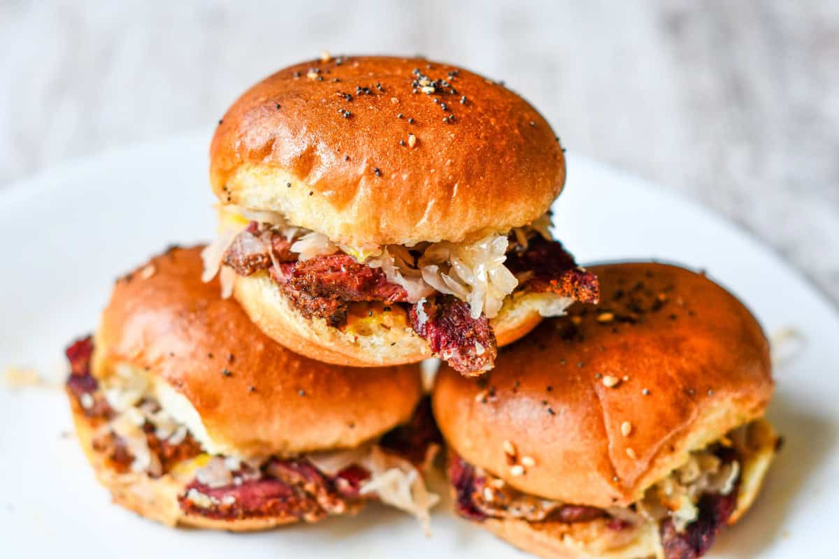 Game Day Goose Pastrami Sliders by Jeff Benda