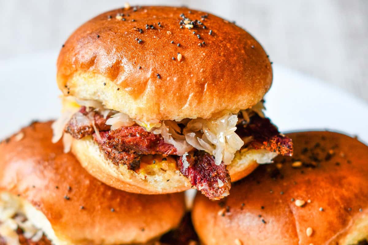 Goose Pastrami Slider Recipe by Jeff Benda