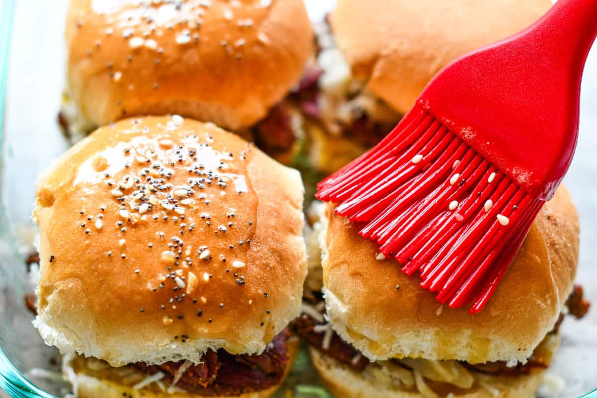 Melted Butter on Game Day Sandwiches