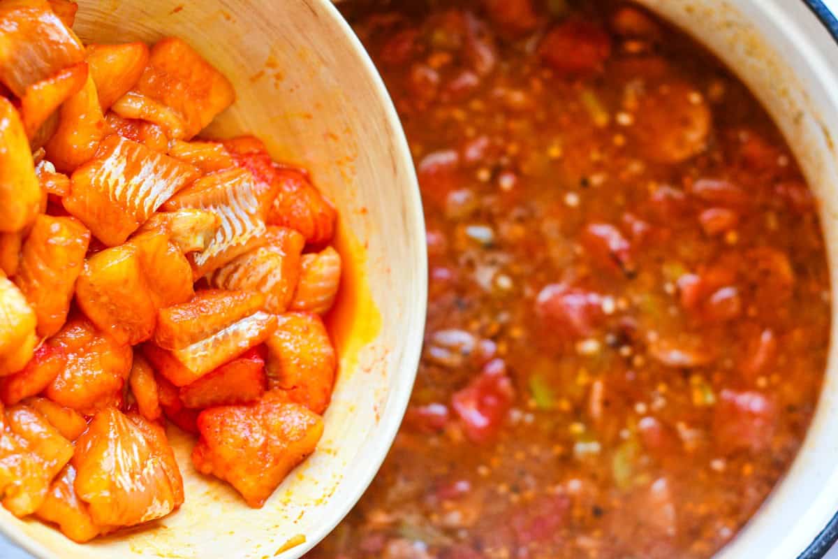 Sazon Goya Fish for Fish and Chorizo Stew
